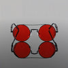 Bold cyberpunk red sunglasses - SunglassesMart