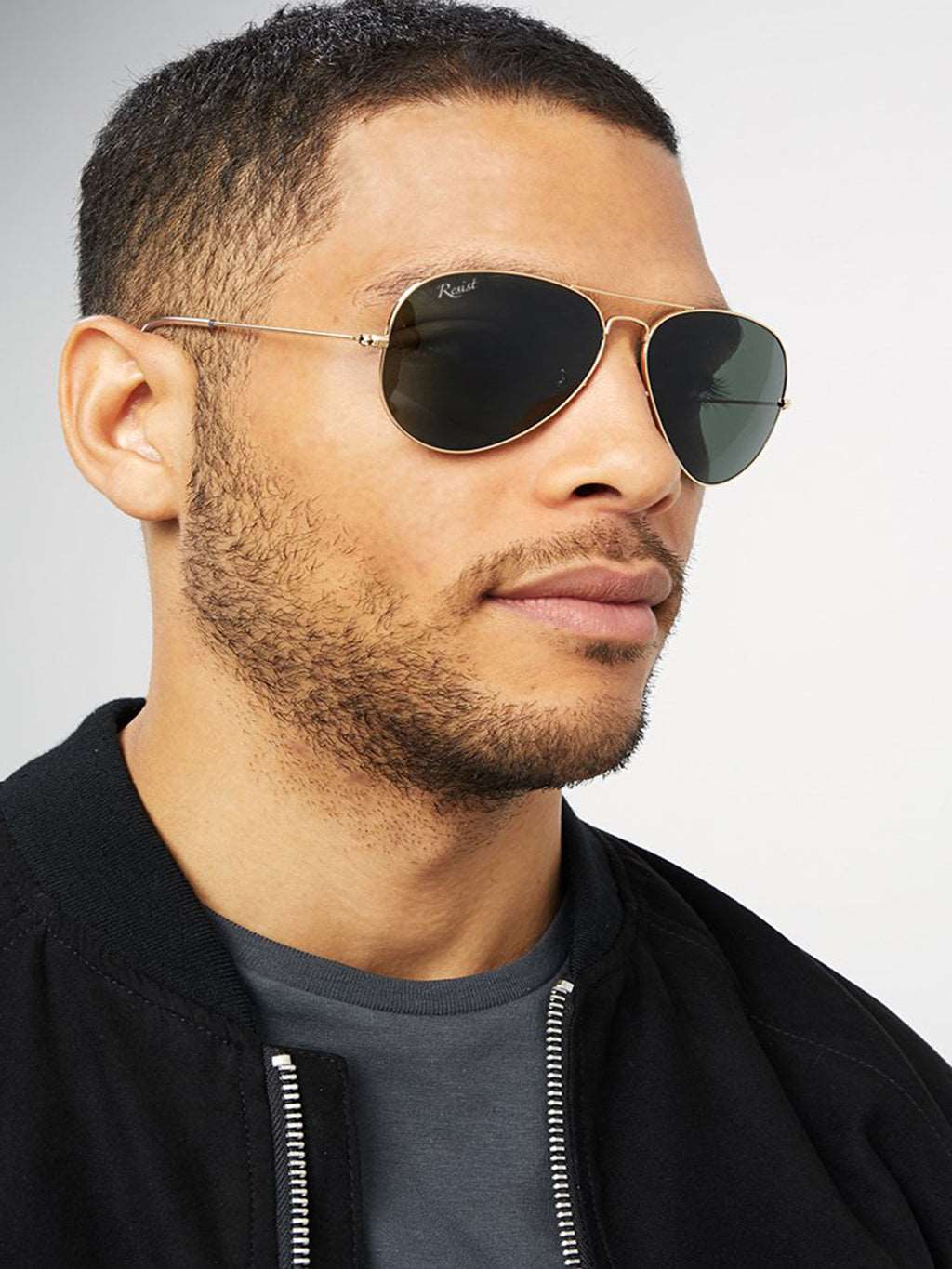 Benjamin Gold Pilot Sunglass