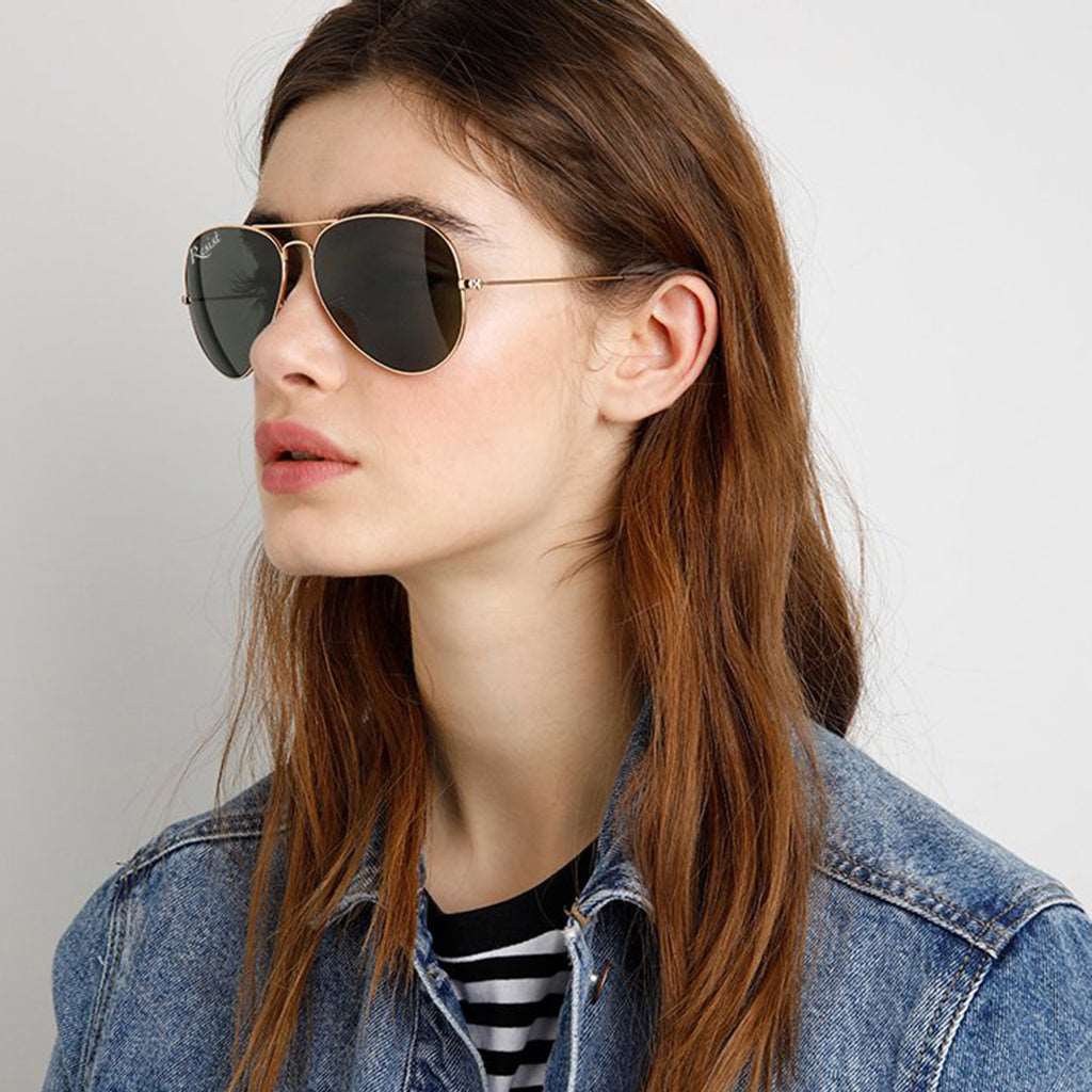 Buy Designer Black Aviator Sunglasses For Men Women-SunglassesMart