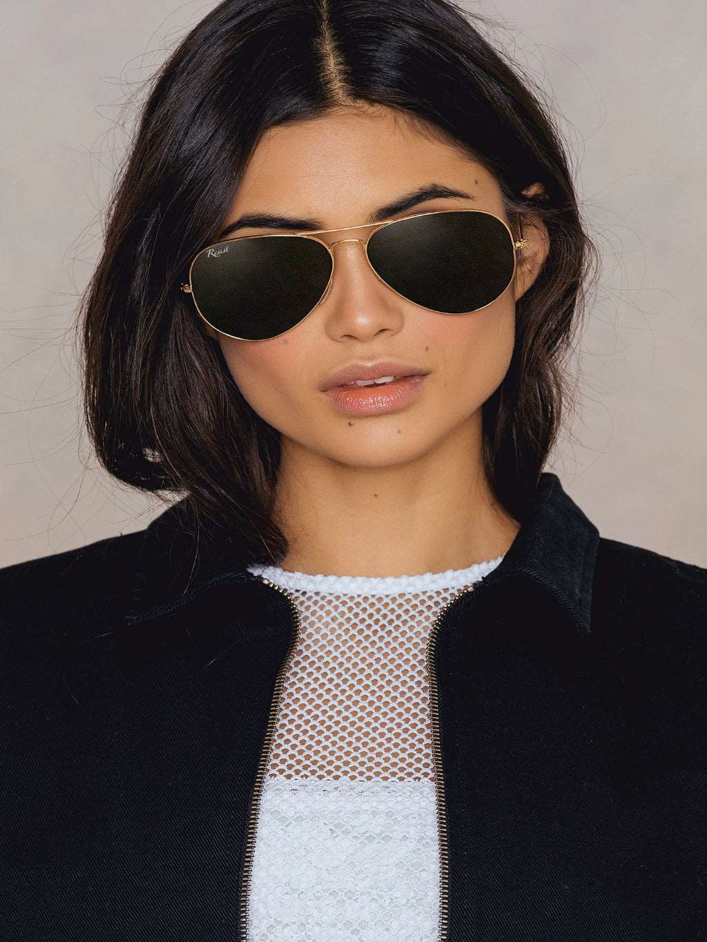 Benjamin Gold Pilot Sunglass