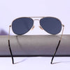 Pilot Silver Black Sunglasses - SunglassesMart
