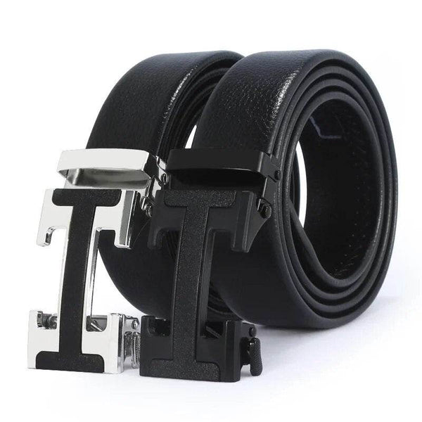 Sunglasses Mart Men's Automatic Leather Business Vintage Designer Belt - SunglassesMart