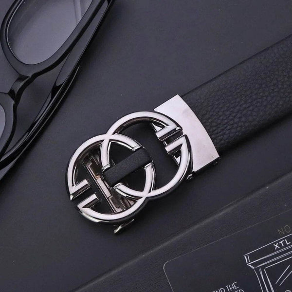 Sunglasses Mart Men's Automatic Leather Business Vintage Designer Belt - SunglassesMart