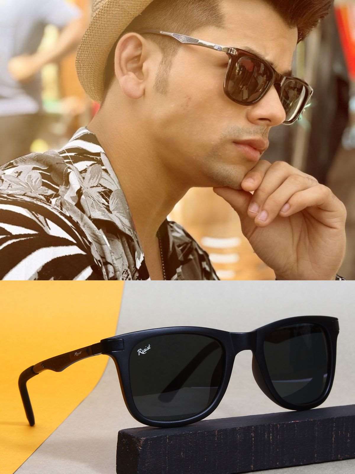 Mens designer cheap square sunglasses