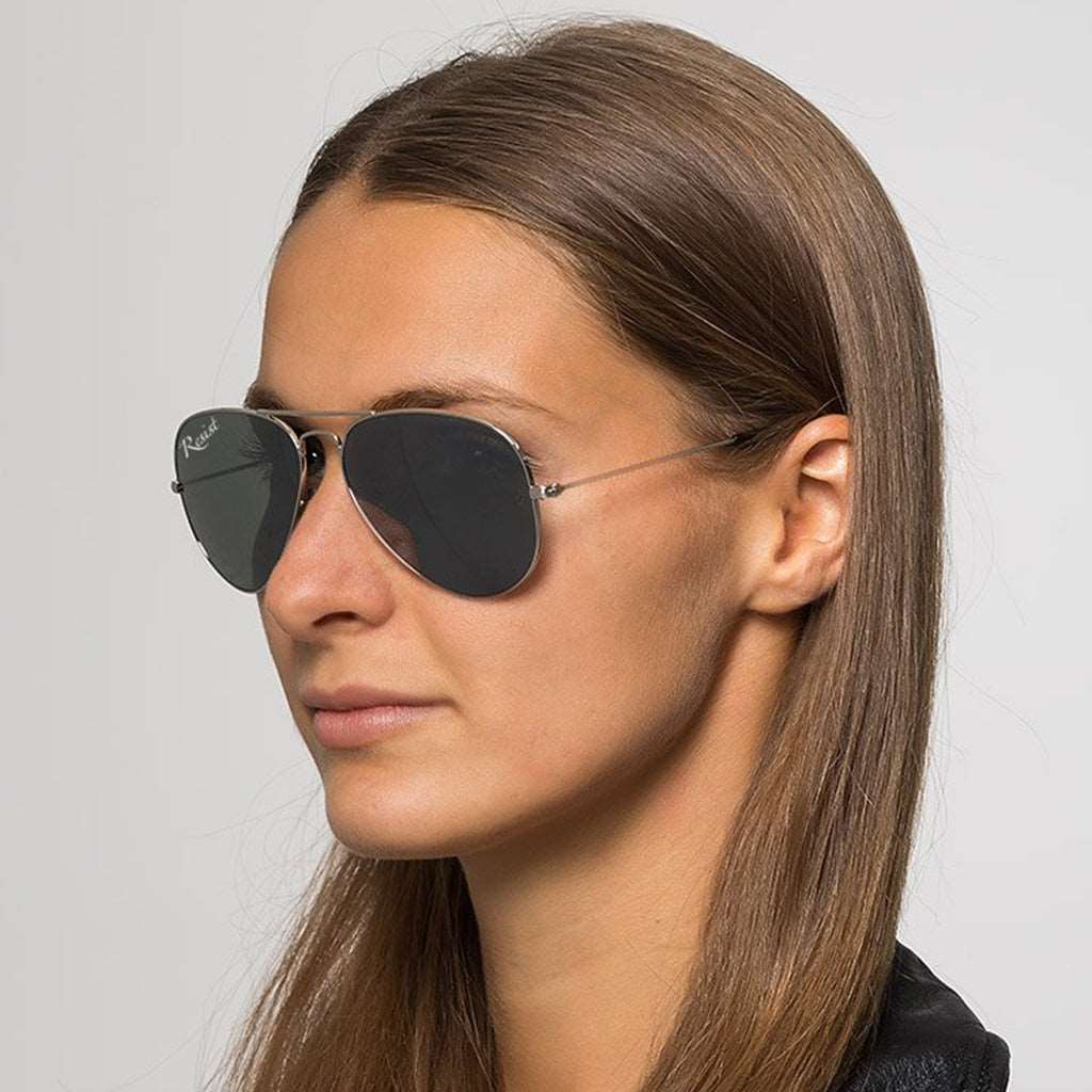 Buy Designer Black Aviator Sunglasses For Men Women-SunglassesMart