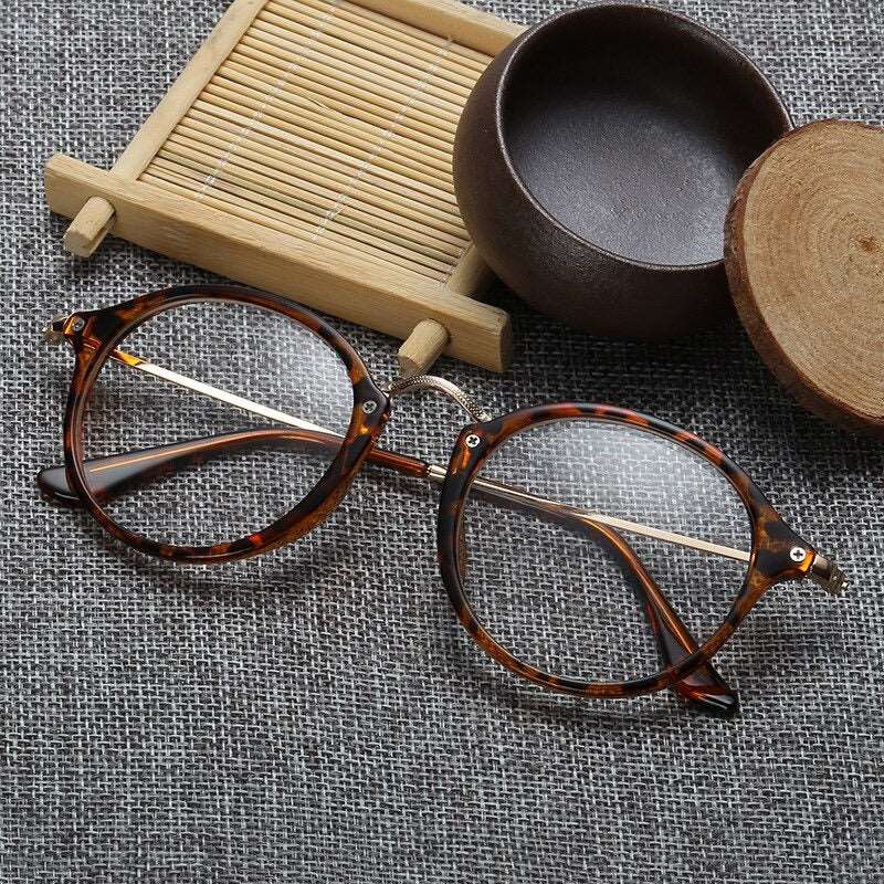Buy Designer Anti Blue Light Round Eyeglasses For Men-SunglassesMart