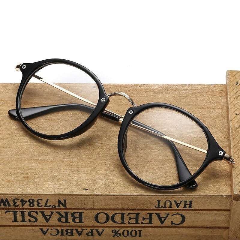Buy Designer Anti Blue Light Round Eyeglasses For Men-SunglassesMart