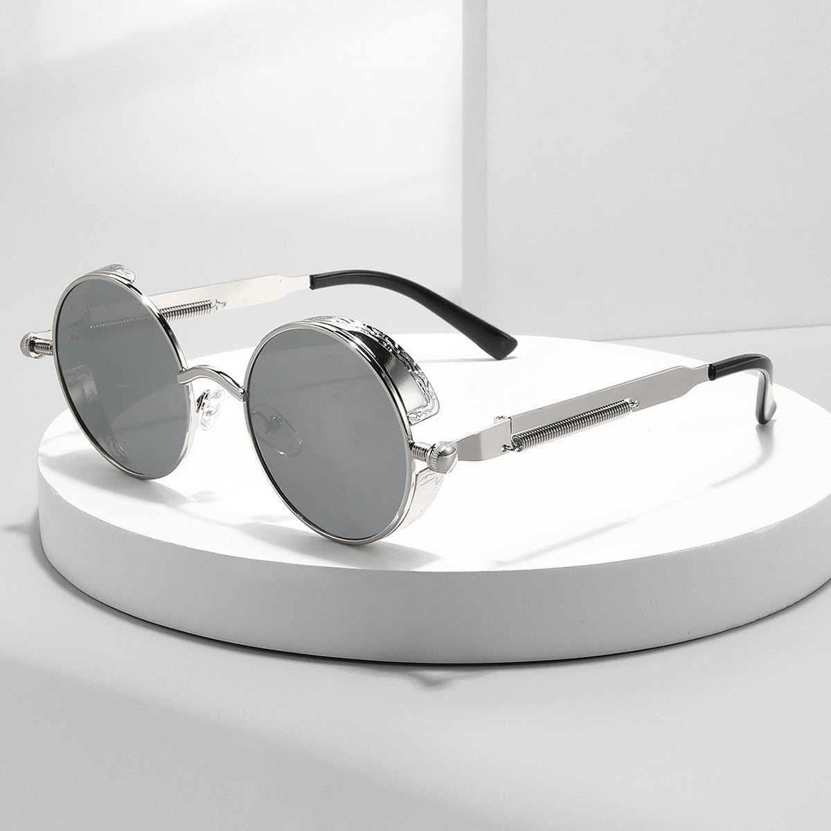 Metal Steam Punk Style Sunglasses Steampunk Fashion Men