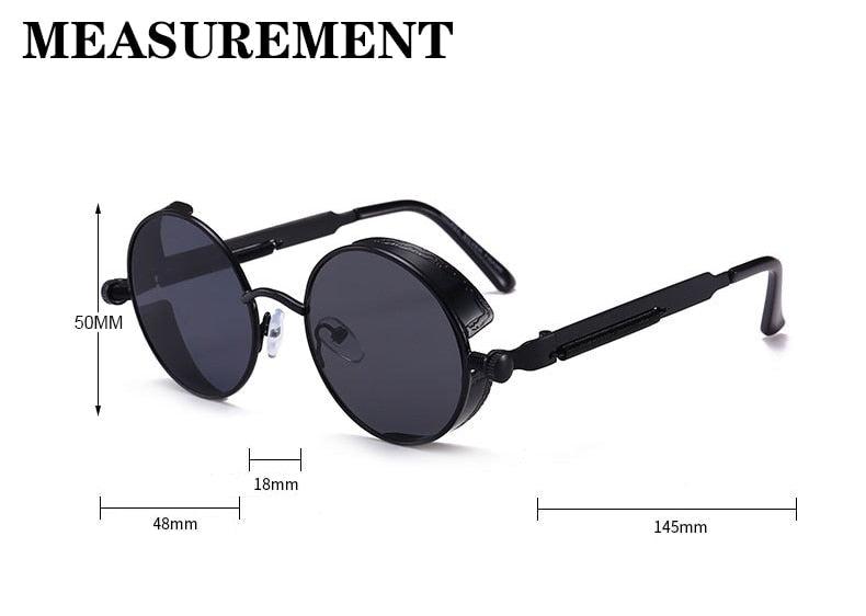 Metal Steam Punk Style Sunglasses Steampunk Fashion Men
