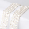 Trendy Pearl Braided Waist Chain Belt for Women with Alloy Buckle