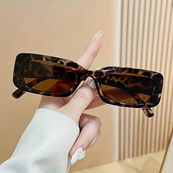 Trendy Hot Small Rectangle Sunglasses - SunglassesMart