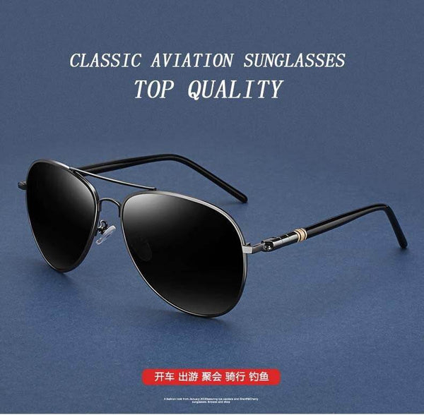 Aviation Oversized Polarized Sunglasses - SunglassesMart