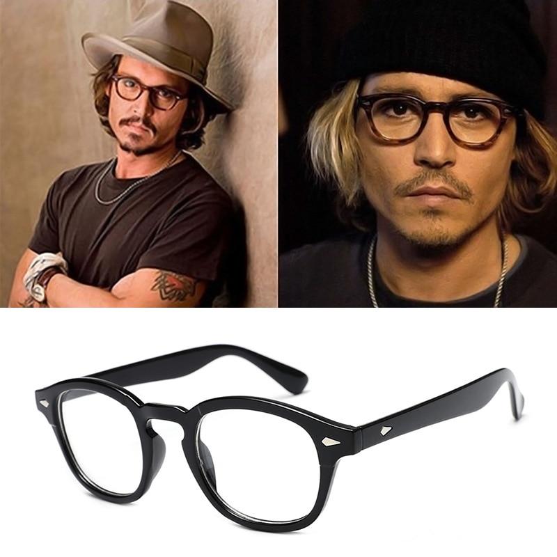 Johnny Depp Style Men Retro Vintage Prescription Glasses