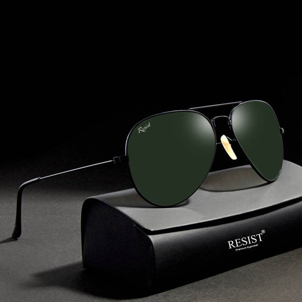 Andrew Pilot Green Sunglasses - SunglassesMart