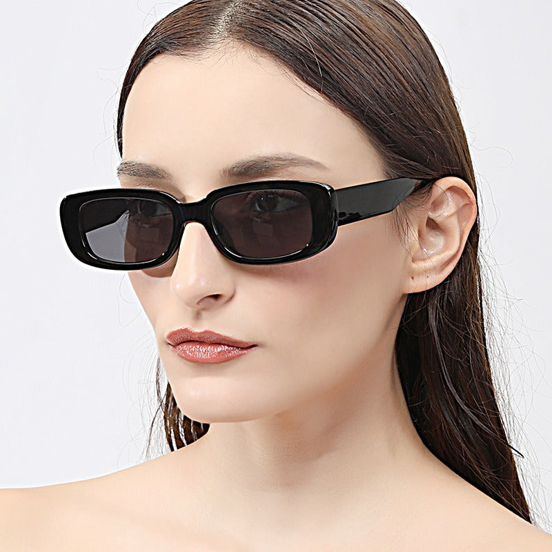 Fashion Small Rectangle Sunglasses Women Square Sun Glasses @ Best Price  Online