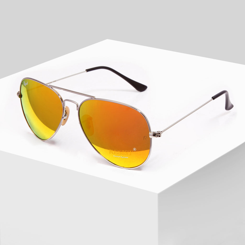 Orange cheap aviator sunglasses