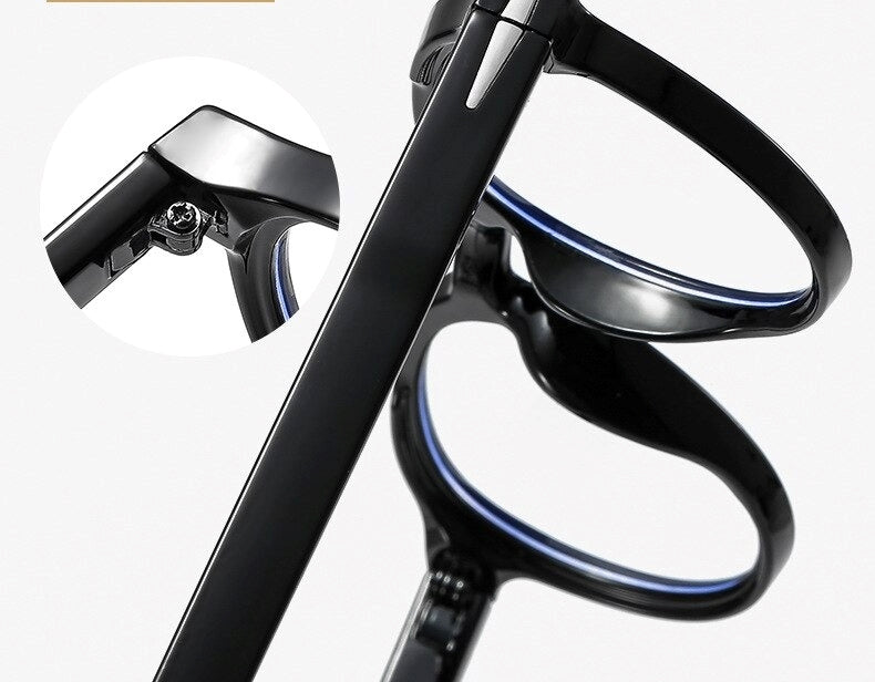 Buy Designer Round Anti-Blue Eye Glasses For Men-SunglassesMart
