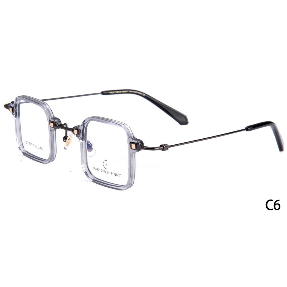 Buy New Mini Square Shape Design Spectacle Frame Precription Lens- SunglassesMart