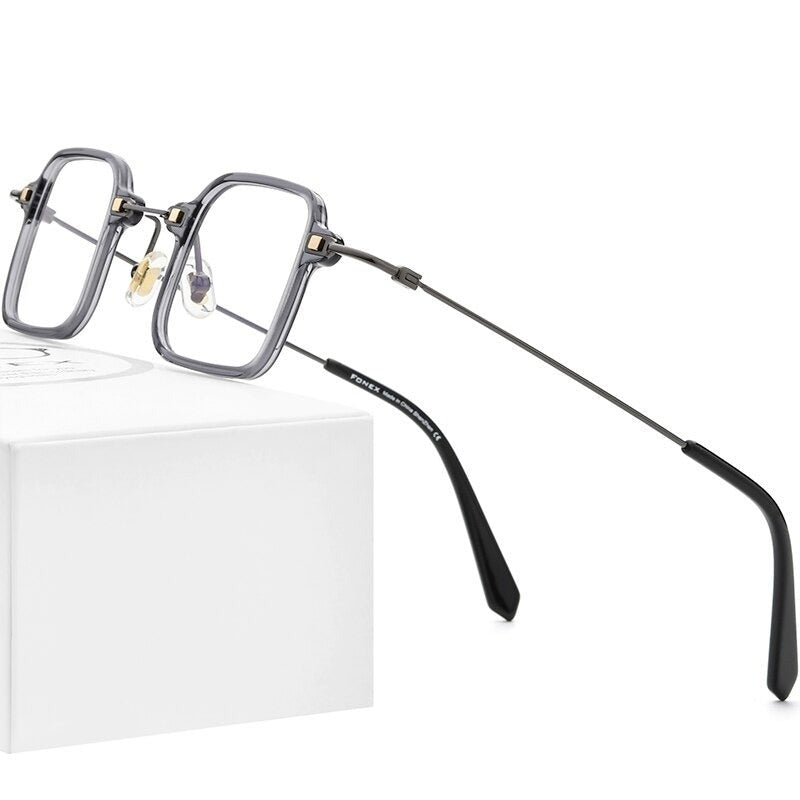 Buy New Mini Square Shape Design Spectacle Frame Precription Lens- SunglassesMart
