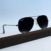 Andrew Pilot Black Sunglasses - SunglassesMart