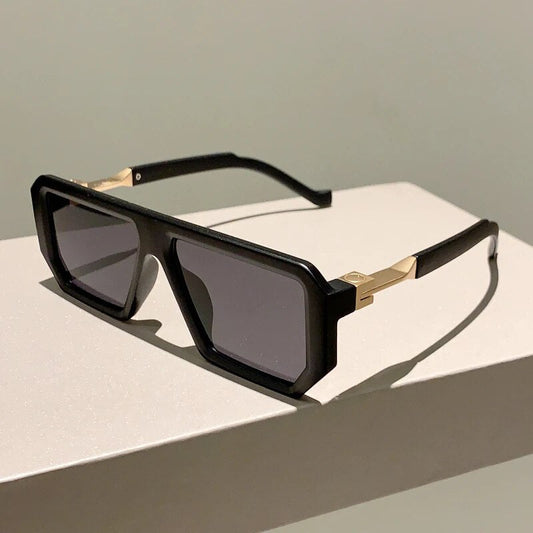 Trendy Unisex Vintage Rectangle Sunglasses