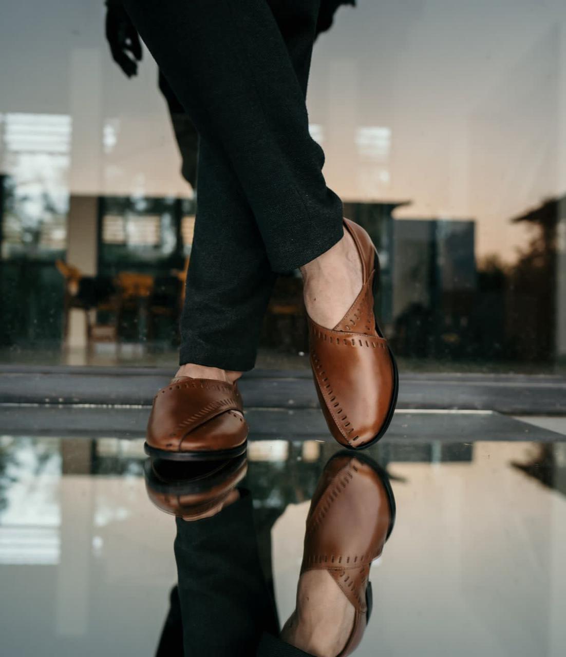 Buy Designer Woven Peshawari Sandal For Men-Jackmarc.com