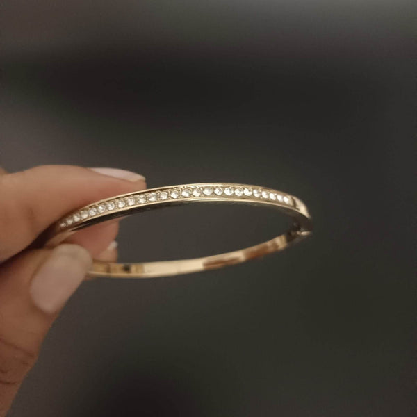 New Diamond Gold Bangle Design Kada Bracelet For Women - SunglassesMart