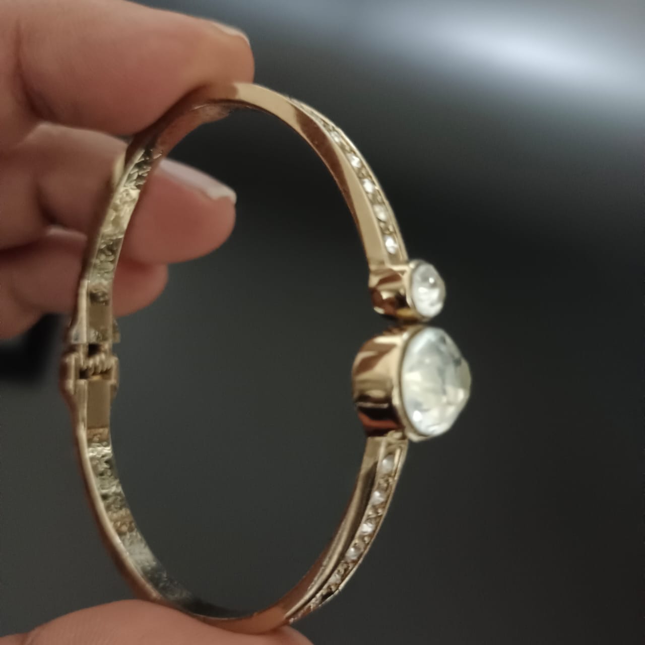 New Golden Diamond Kada Bracelet For Women and Girl