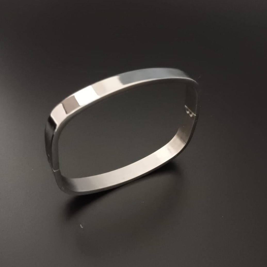 New Silver Rectangular Style Design Bracelet For Women