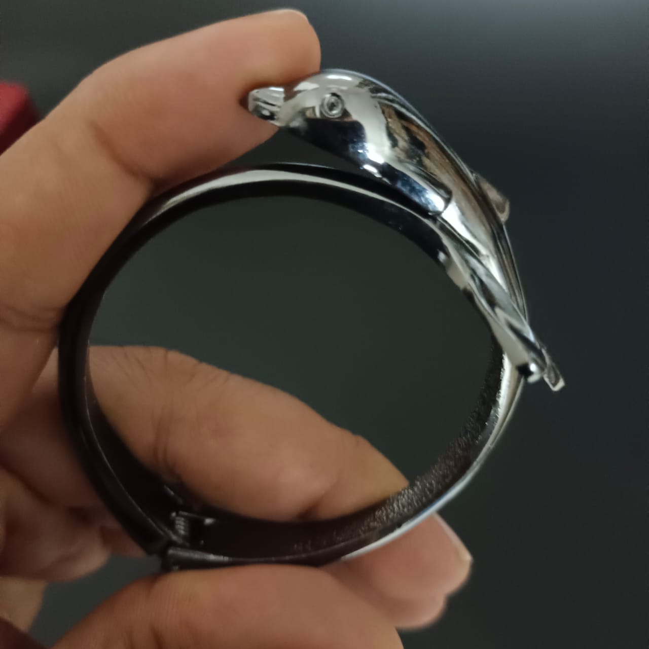 New Silver Dolphin Design Bracelet For Women and Girl-