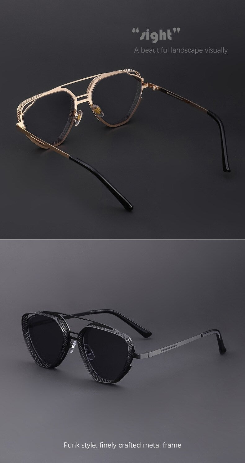 Buy Now Fashion Metal Steampunk Sunglasses For Men And Women - SunglassesMart
