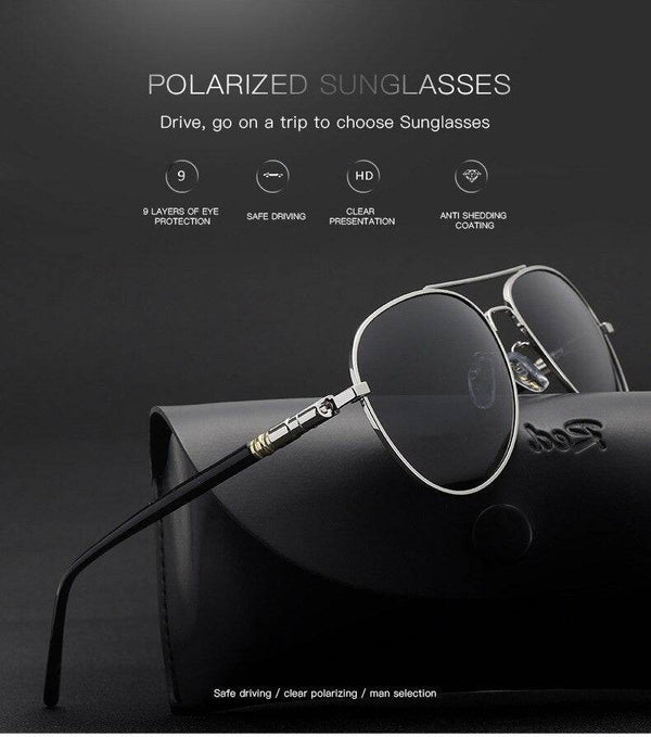 Aviation Oversized Polarized Sunglasses - SunglassesMart