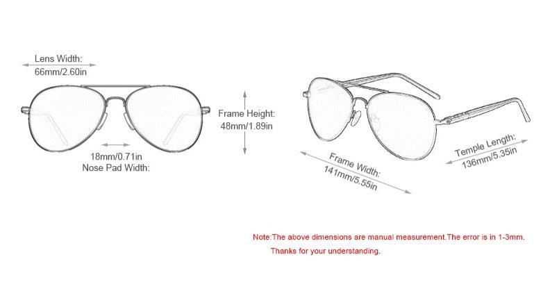 Pilot Men Polarized Sunglasses