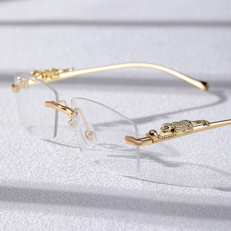 Buy Designer Rimless Rectangle Sunglasses For Women-SunglassesMart