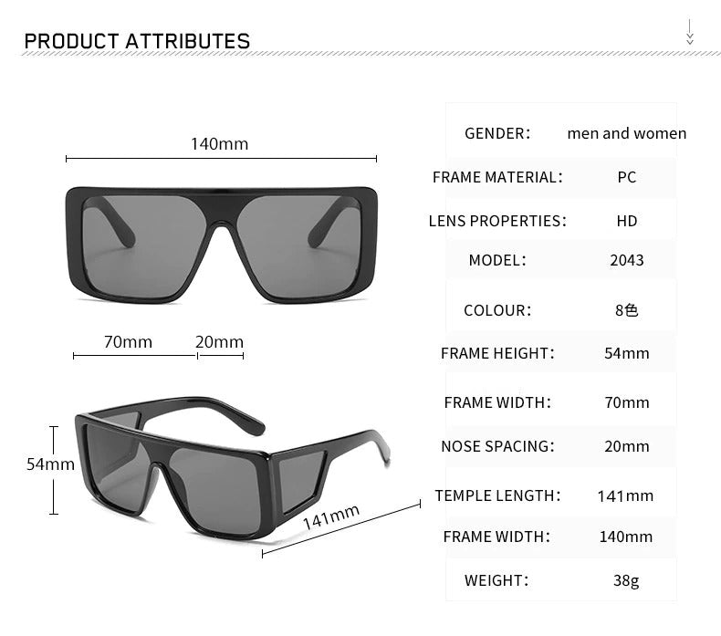 Buy European Style Oversize Sunglasses-SM