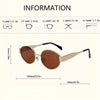 Stylish Oval Metal Frame Anti-reflective Eyeglasses - SunglassesMart