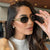 Stylish Oval Metal Frame Anti-reflective Eyeglasses - SunglassesMart