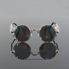 Men's Steampunk Metal Round Frame Fashion Glasses - SunglassesMart