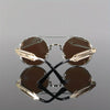 Men's Steampunk Metal Round Frame Fashion Glasses - SunglassesMart