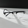 Vintage Y2K Glasses – Unisex Minimalist Clear Eyewear