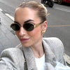 Stylish Oval Metal Frame Anti-reflective Eyeglasses - SunglassesMart