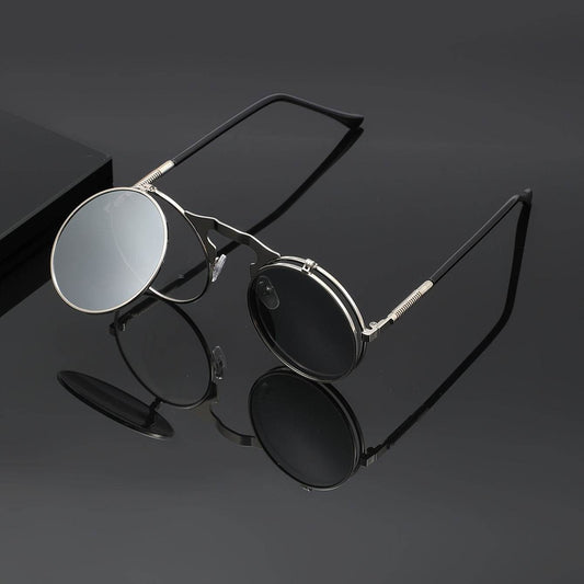 Vintage Steampunk Flip Glasses - SunglassesMart