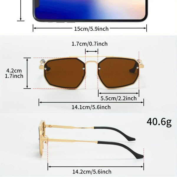 American Fashion Oval Square Sunglasses - SunglassesMart