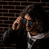 Men's Steampunk Metal Round Frame Fashion Glasses - SunglassesMart