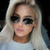 Stylish Oval Metal Frame Anti-reflective Eyeglasses - SunglassesMart