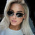 Stylish Oval Metal Frame Anti-reflective Eyeglasses - SunglassesMart