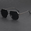 Classic Trendy Punk Polygonal Gray Glasses - SunglassesMart