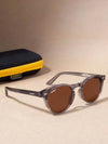 The Brown Oval Sunglass - SunglassesMart
