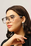 The Martin Clear Square Eyeglass - SunglassesMart