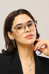 The Martin Clear Square Eyeglass - SunglassesMart